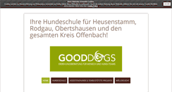 Desktop Screenshot of good-dogs.de